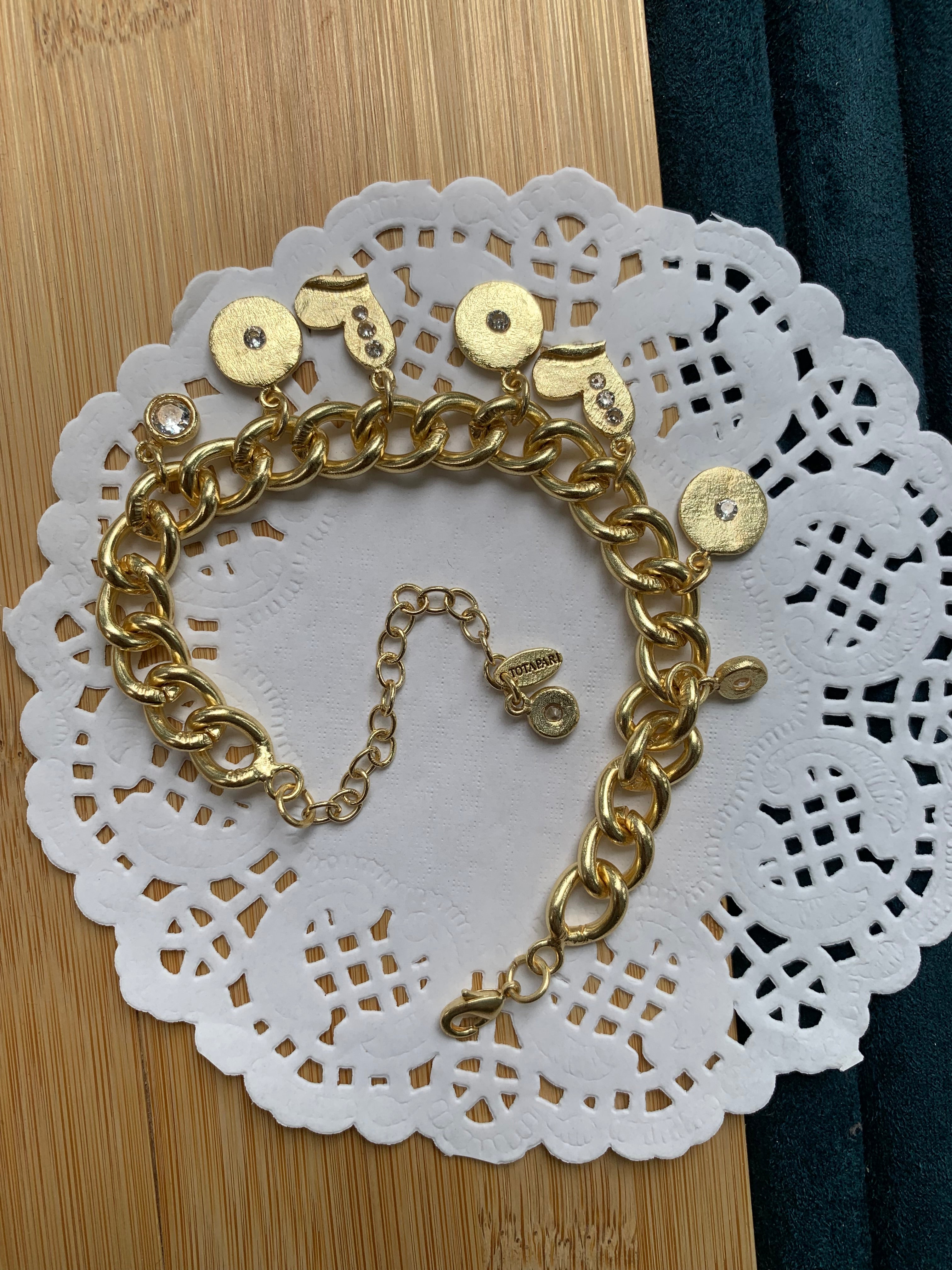 Chunky Gold bracelet | Rebekajewelry